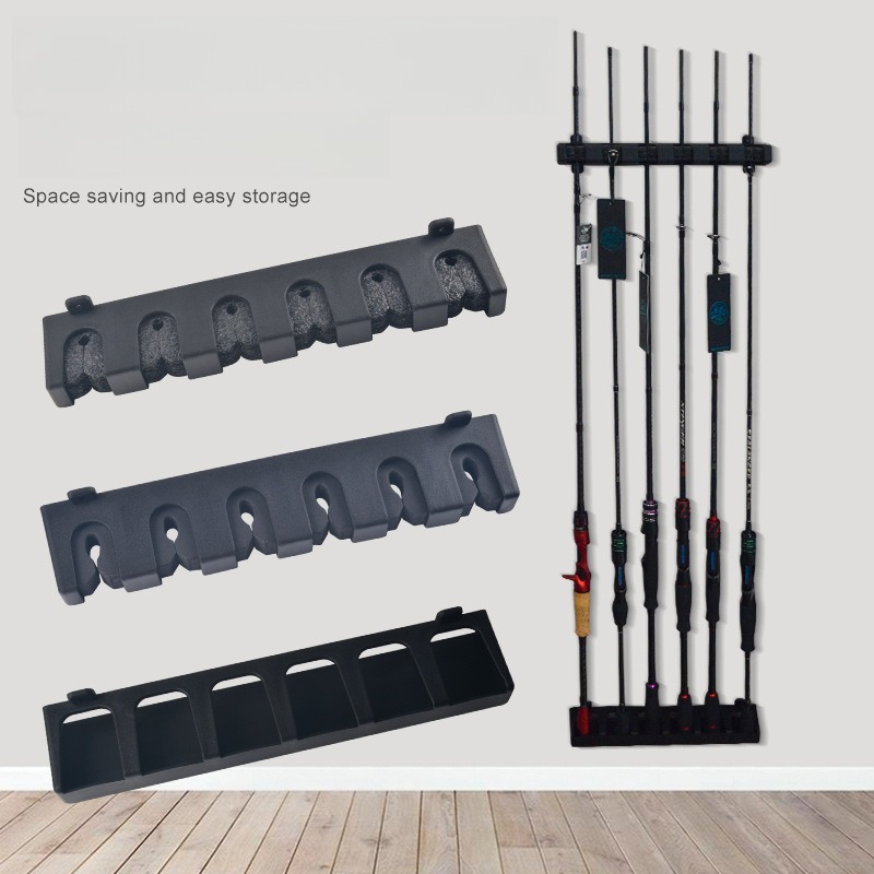 Fishing Equipment Holder - Dikey ve Yatay Kullanım için Çift