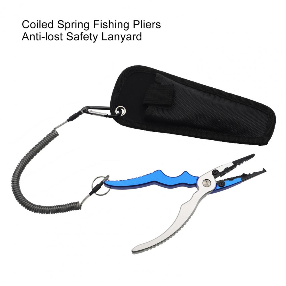 Fishing Pliers - Anti-kayıp Halat Anahtarlıklı Geri Çekilebilir Karabina