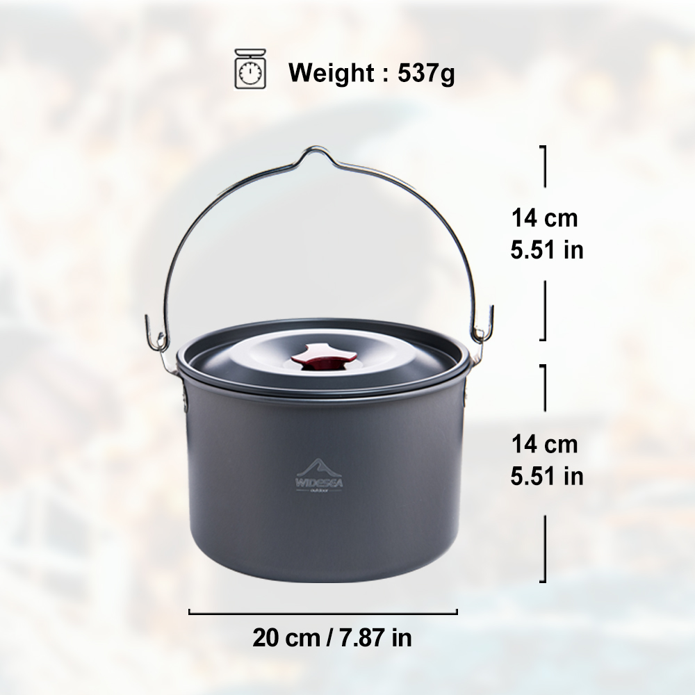 Widesea 4L Kamp Asılı Pot Tenc - Fishing Equipment Kitchener incelemesi ve fiyatı